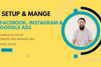 run facebok ads campaign instagram ads manager google ads expert tiktok ads