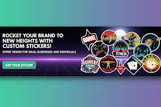 create sticker designs, shirt designs or merch designs