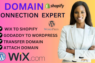 connect a domain to website in minutes, wordpress ,shopify, wix, fix domain