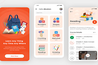 develop kid learning app, educational app, learning app, school app