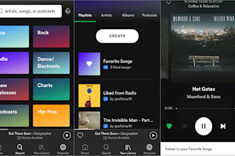 develop music streaming app, music streaming website, live streaming app
