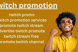 organically promote and bring the live viewers to your twitch channel