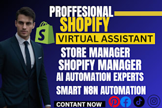 your shopify store manager, virtual assistant, and n8n automation expert