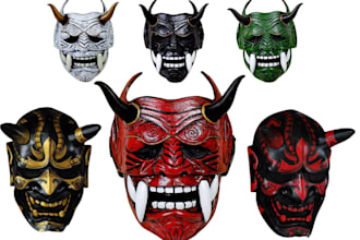 design halloween mask 3d helmet cosplay weapons 3d model cosplay for 3d printing