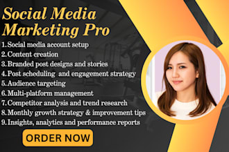 do social media marketing and management for business growth and brand presence