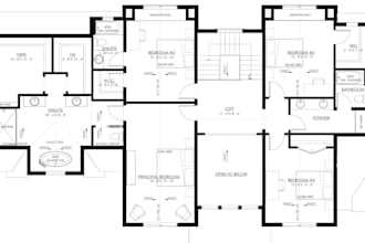 draw site plans, architectural house plans and mep blueprint for permit