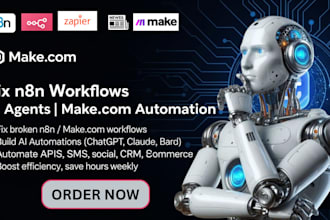 build and fix n8n workflow automation n8n automation for business automation
