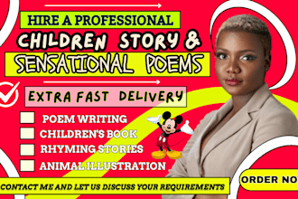 ghost  write educational baby songs, children rhyming story, creative poem