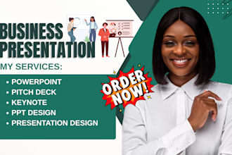 do business presentation, pitch deck, google slides, video course, ppt slides