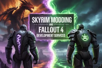 create custom skyrim mod, fallout 4 mod, sfm mod and arma 3 mod