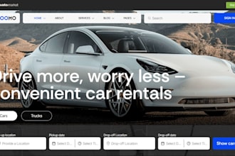build a professional car rental website with online booking system