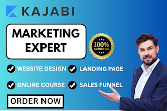 design kajabi sales page, kajabi landing page website for kajabi online course