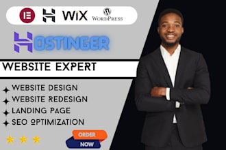 redesign fix cpanel hostinger godaddy wix webador duda wordpress website design