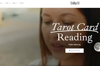 build squarespace tarot reading website spiritual coaching spiritual website