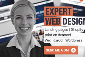 wix online store design redesign wix website landing page and carrd landing page
