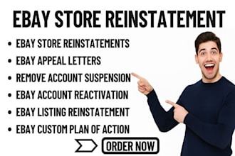 fix reinstate suspended ebay sellers account, fast ebay recovery appeal any mc0