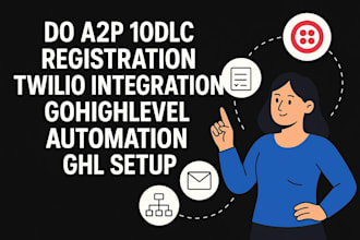 do a2p 10dlc registration, twilio integration, gohighlevel automation, ghl setup
