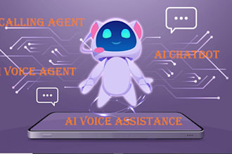 build ai calling agent, ai chatbot, ai voice assistant