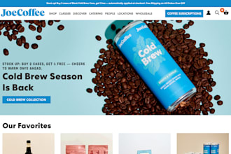 design coffee website coffee shopify store tea store café, coffee shops store