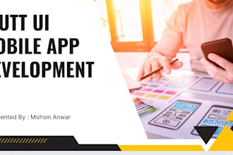 flutter ui flutter mobile app developer, front end development