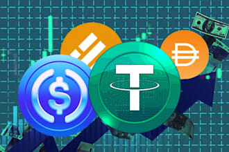 build a stablecoin pegged with currency asset on blockchain, busd,usdt fork