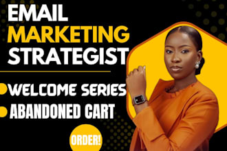 do high converting getresponse klaviyo mailchimp welcome series abandoned cart