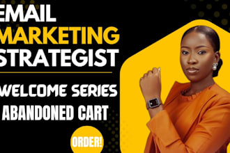 do high converting getresponse klaviyo mailchimp welcome series abandoned cart
