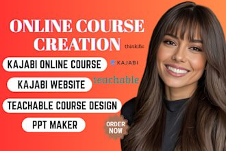 create kajabi website online course creation ppt maker teachable course design