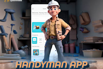 develop handyman app, home service app, on demand service app, laundry app