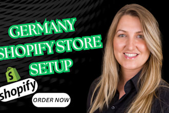 build german shopify store, redesign shopify store, shopify dropshipping, pod