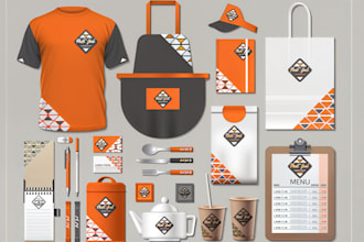 develop business logo revamp full brand identity brand guidelines stationery kit