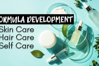 professional cosmetic formulation for skincare and haircare product as a chemist