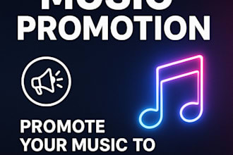 do organic music video promotion for sportify soundcloud apple music tidal