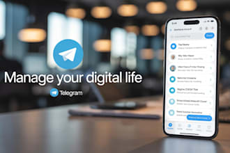 create telegram account, telegram channel and promotion