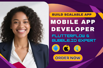 build mobile app development, app creation, flutter app developer, flutterflow