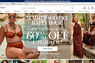 design summer swimwear ecommerce shopify store beachwear, sunglasses website
