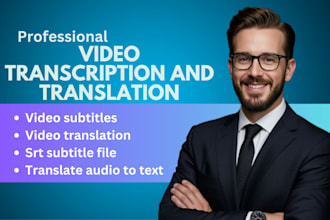 transcribe and translate video and audio files