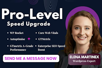 speed up your wordpress speed with gtmetrix wp rocket boost SEO optimization
