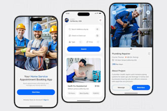 develop home maintenance app, handyman app, home repair app, plumber app