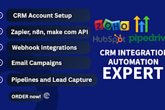 gohighlevel hubspot zoho crm automation salesforce pipedrive zapier integration