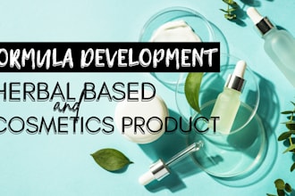 formulate herbal remedies and natural and organic cosmetic formulations