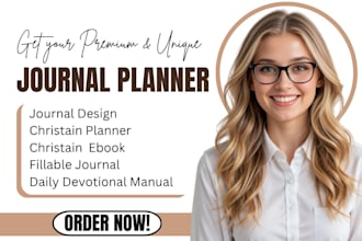 create christian journal, daily devotion, christain book design for amazon kdp