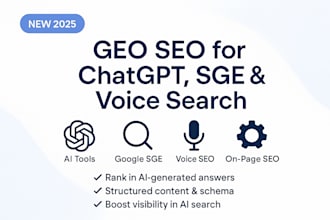 do GEO SEO to rank your content in chatgpt, sge and voice search