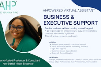 be your executive virtual assistant