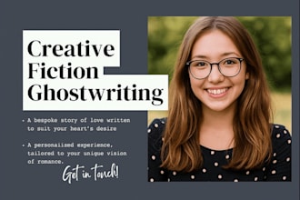 ghostwrite your steamy kinky romance or fiction story