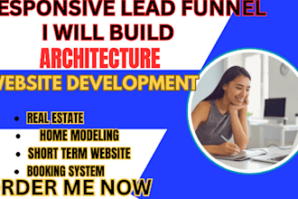 architecture website construction real estate website word press home modeling