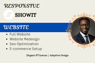update, design and redesign showit website, showit template showit customization