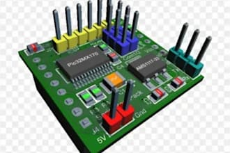 design circuit and pcb design using kicad, altium, easyed, proteus