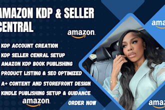 setup amazon KDP best seller non fiction seller central account creation setup