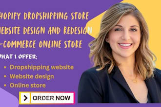 build shopify dropshipping store shopify website shopify store design